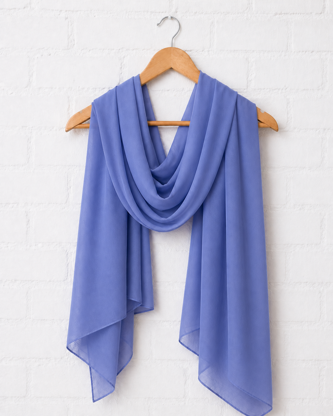 Plain Georgette Hijab –Blue