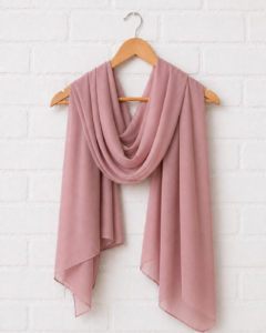 Plain Georgette Hijab – Blush Pink