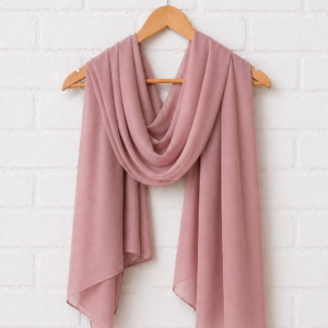 Plain Georgette Hijab – Blush Pink