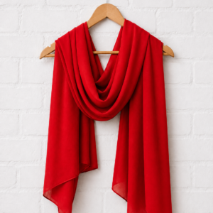 Bright Red Hijab