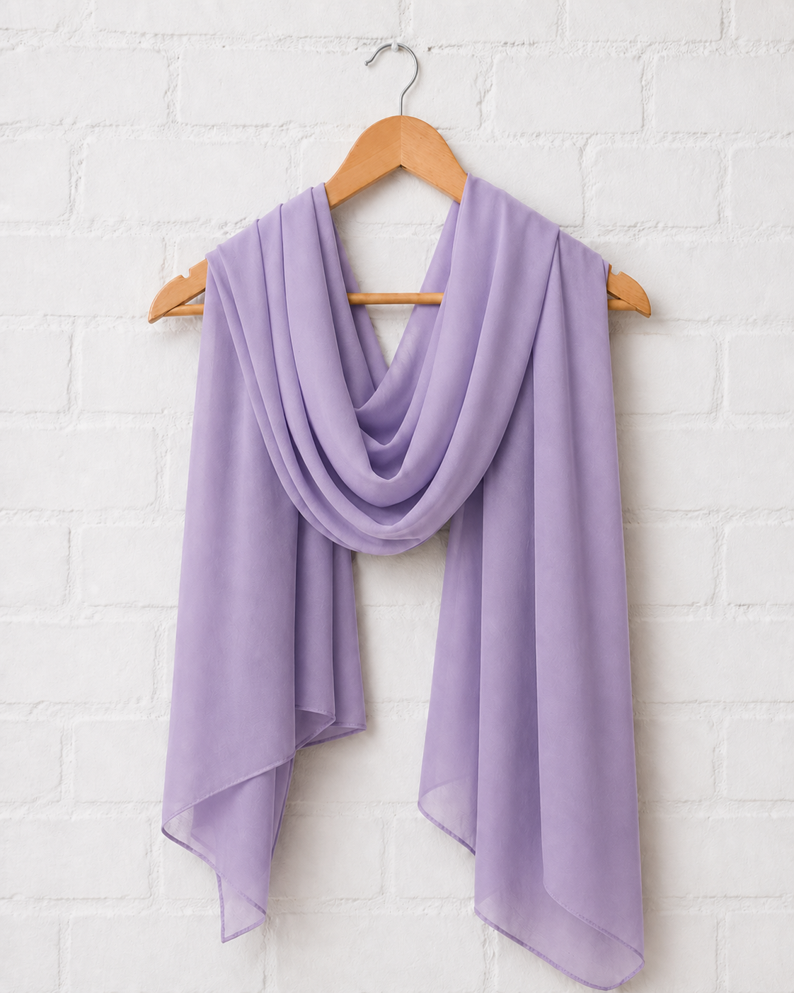 Plain Georgette Hijab - Lilac