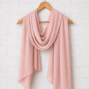 Plain Georgette Hijab -Bright Pink