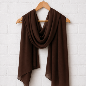 Plain Georgette Hijab – brown