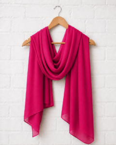 Plain Georgette Hijab –Magenta