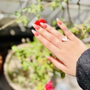 Pink Obmre Cat-Eye nails