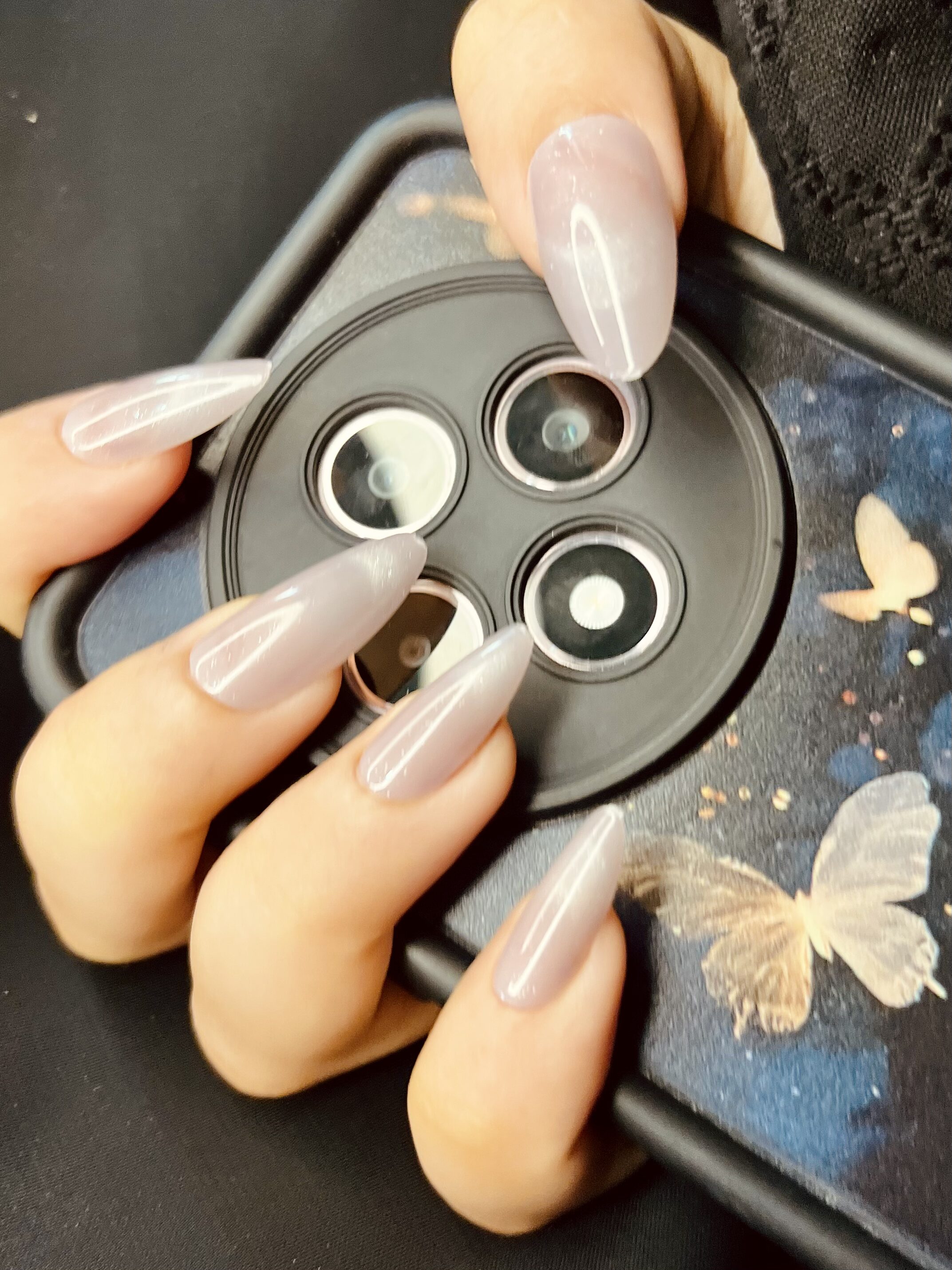 CAT EYE NAILS - Lilac