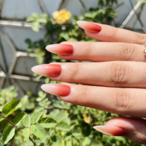 Pink Obmre Cat-Eye nails