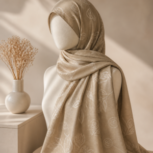 beige modal hijab